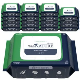 위드네이쳐 소프트물티슈 20팩 캡형
