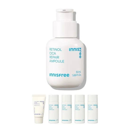 이니스프리 레티놀 시카 흔적 앰플 50mL 시카 앰플 10ml 4개 수분 선크림 10ml 2개