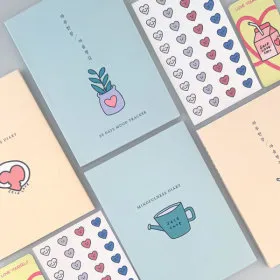 하루한장 마음챙김 일기장 마음 치유 감정 다이어리 감사일기