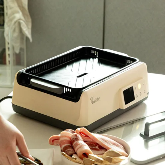 디라이프 2in1 에어쉴드 전기그릴&팟 무연그릴