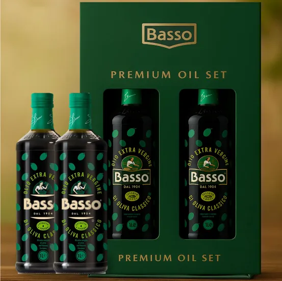 바쏘 올리브 오일 1L*2개 선물세트