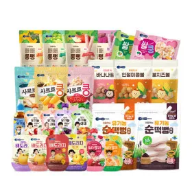 베베쿡 아이간식 배도라지/빼빼롱뻥/사르르쿵 골라담기