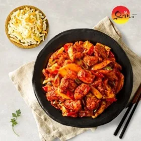 유가네 닭갈비 600g 4팩 치즈 27g 3팩