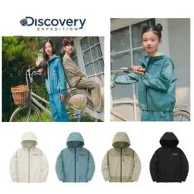 디스커버리키즈 우븐 트레이닝 후드 자켓