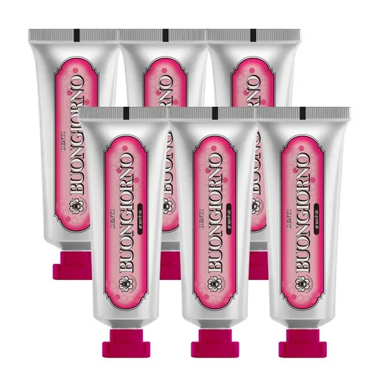 덴티본조르노 치약 구취 자몽향 시린이케어 100g 6개