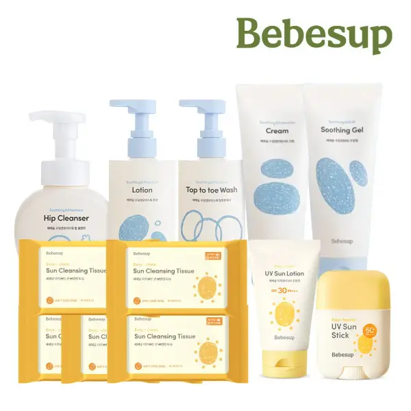 베베숲 요로감염 힙클렌저 1개 선클티슈 2팩