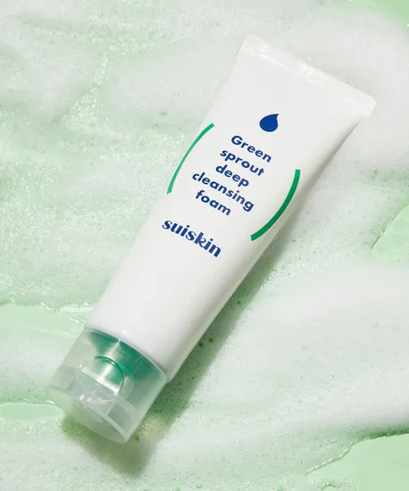 수이스킨 어린 새싹 딥 클렌징 폼 80ml