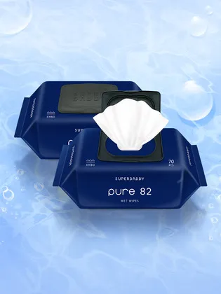 슈퍼대디 퓨어82 물티슈 20팩