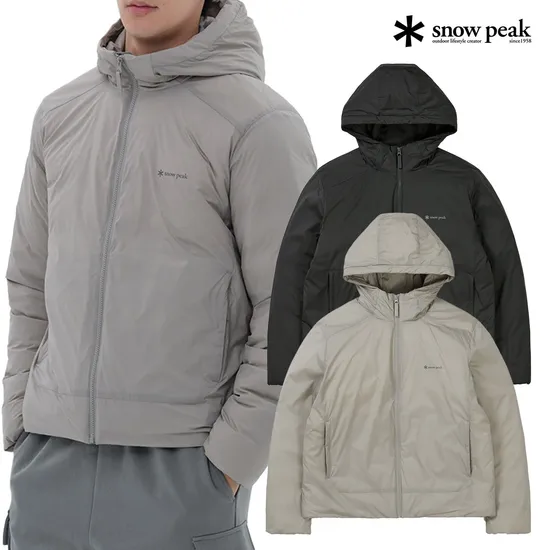 스노우피크 랜드프로 후드 구스 다운자켓