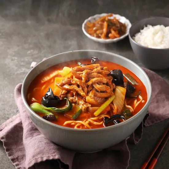 미인중식홍야 1인분+1인분 직화고기짬뽕