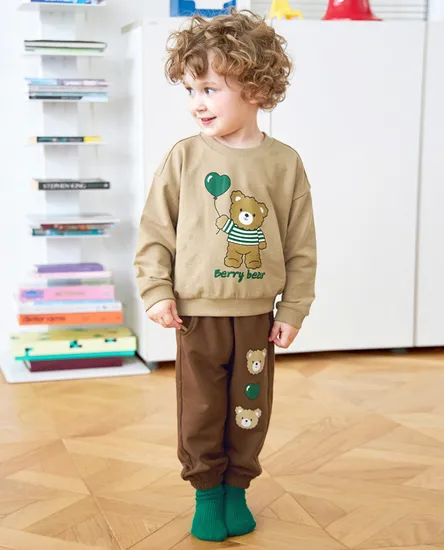 월튼키즈 아동 하트벌룬 상하복 셋트