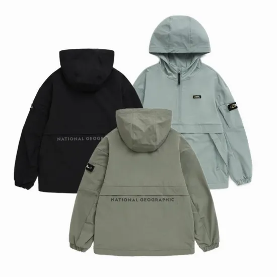 내셔널지오그래픽 키즈 아노락 후드 티셔츠