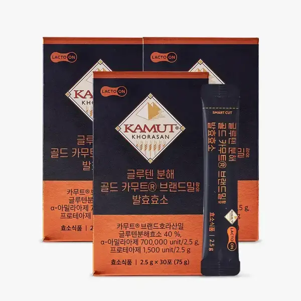 골드 카무트 브랜드밀 발효효소 3박스