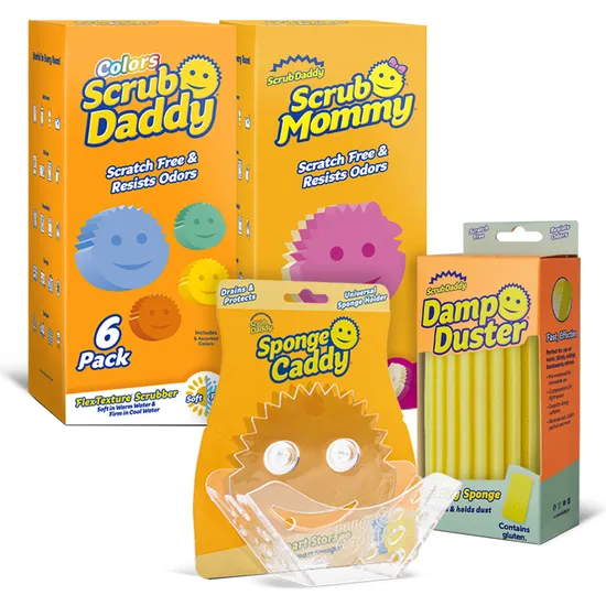 스크럽대디 세트 마미6 대디6 캐디1개 댐프더스터1개