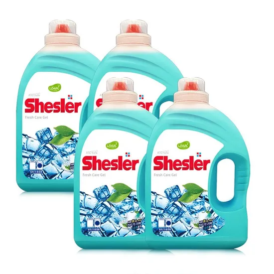 쉬슬러 액체 세탁세제 프레쉬 3.05L 4개