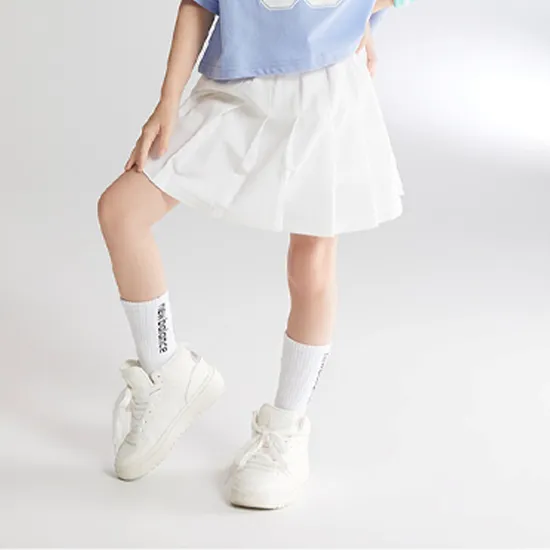 스파오키즈 플리츠 스커트