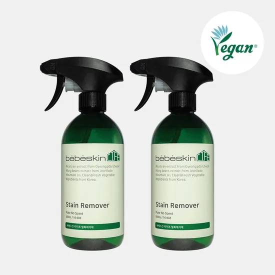 베베스킨라이프 비건 무향 얼룩제거제 1+1 총 1000ml