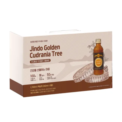 진도황금 꾸지뽕차 선물세트 340ml 1박스 10병