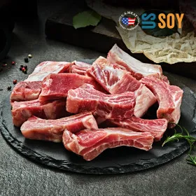 누리푸드 바베큐 캠핑구이용 쪽갈비 400g 4팩