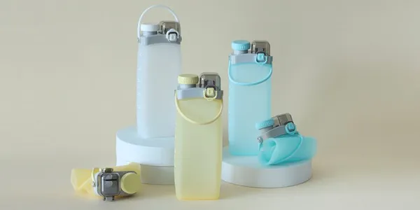 접이식 롤업 텀블러 물통 600ml 3종 택1