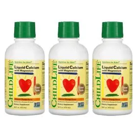 차일드라이프 마그네슘 액상 칼슘 오렌지맛 474ml 3통