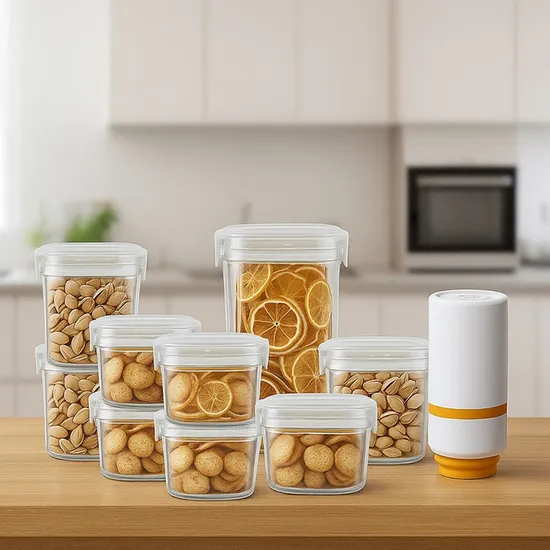 로얄슈미츠 전동식 진공밀폐용기 19P + 에어펌프