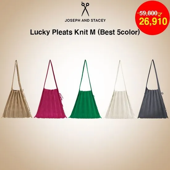 조셉앤스테이시 플리츠가방