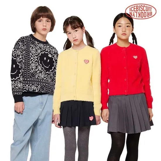 아이스비스킷 스마일리 슬리브티셔츠