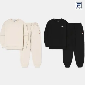 휠라키즈 베이직 기모 트레이닝 상하세트