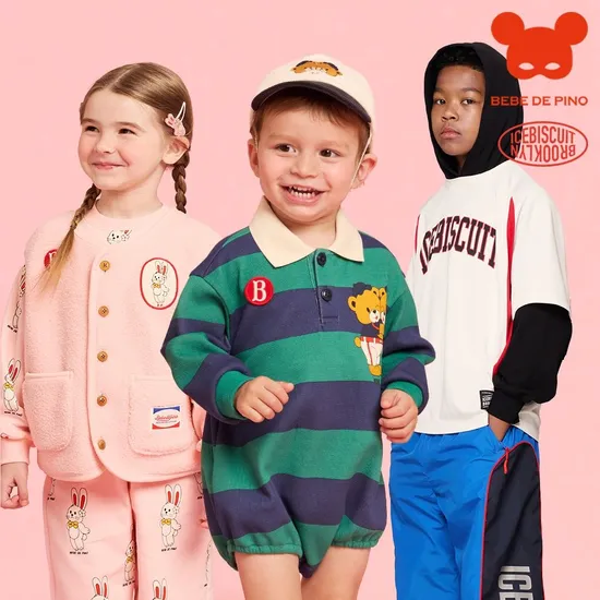 베베드피노 레꼴베이비체크티셔츠