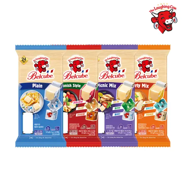 래핑카우 벨큐브 치즈 4팩 96큐브