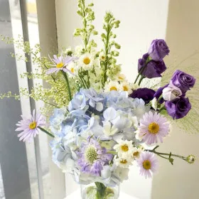 생화 랜덤 꽃다발 정기구독 생화보존제 증정