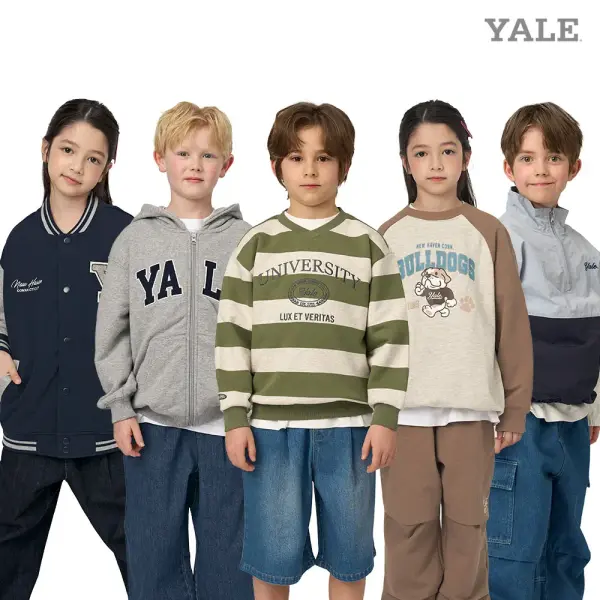 예일키즈 스웨트 바시티 자켓