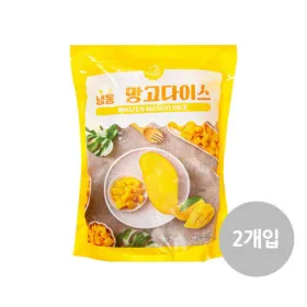 냉동 애플망고 다이스 1kg 2개입