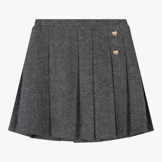 로엠걸즈 헤링본 체크 스커트