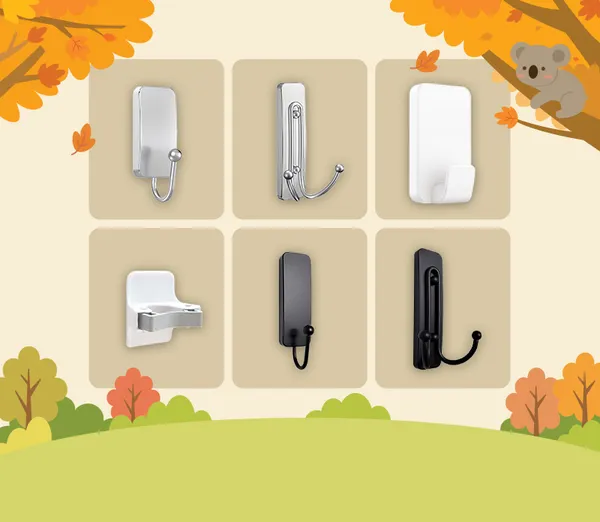 3M 공식 무타공 메탈 훅 소형 1+1