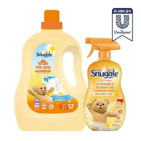 스너글 유연제 2L 탈취제 470ml 12개