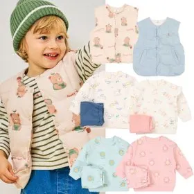 오가닉맘 FW 상하복 경량패딩조끼