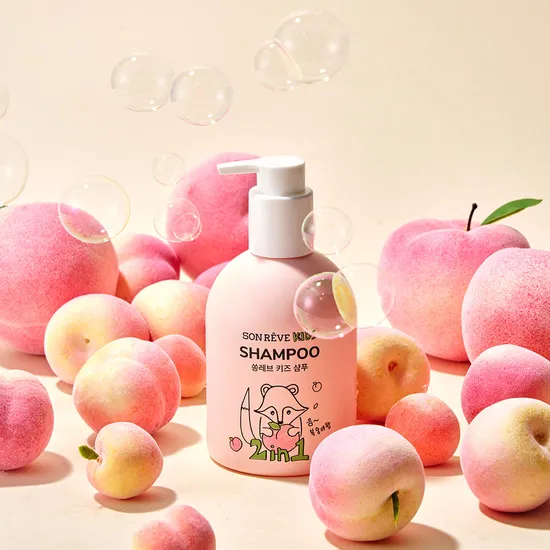 쏭레브 복숭아향 키즈샴푸 1+1