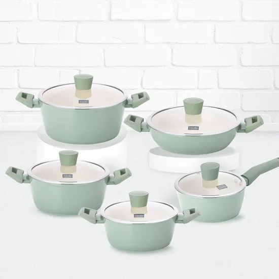 키친플라워 쿠킨 그린애플 인덕션 냄비 5종 중 2종 골라담기