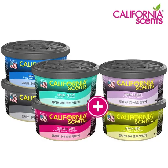 캘리포니아센트 캔 방향제 6개