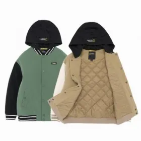 내셔널지오그래픽 키즈 바시티 패딩 점퍼