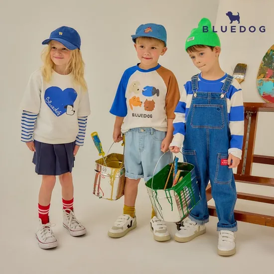 블루독패밀리 상하복 경량아우터 긴팔티 외 다양