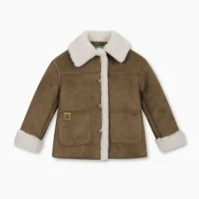 베네통키즈 스웨이드 무스탕