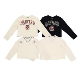 베네통키즈 크롭티셔츠