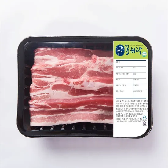 한돈 냉장 삼겹살 1.2kg