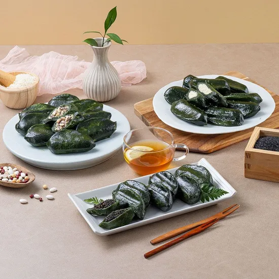 냉동 찐 모싯잎 송편 20개입 3팩