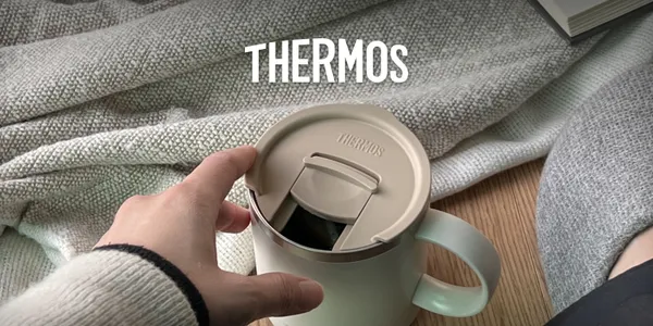 써모스 캐리 루프 원터치 텀블러 400ml