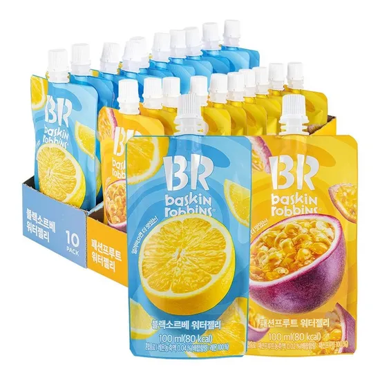 배스킨라빈스 워터젤리 100ml 20개 골라담기