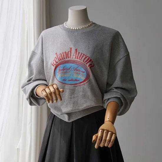 크랙 나염 맨투맨